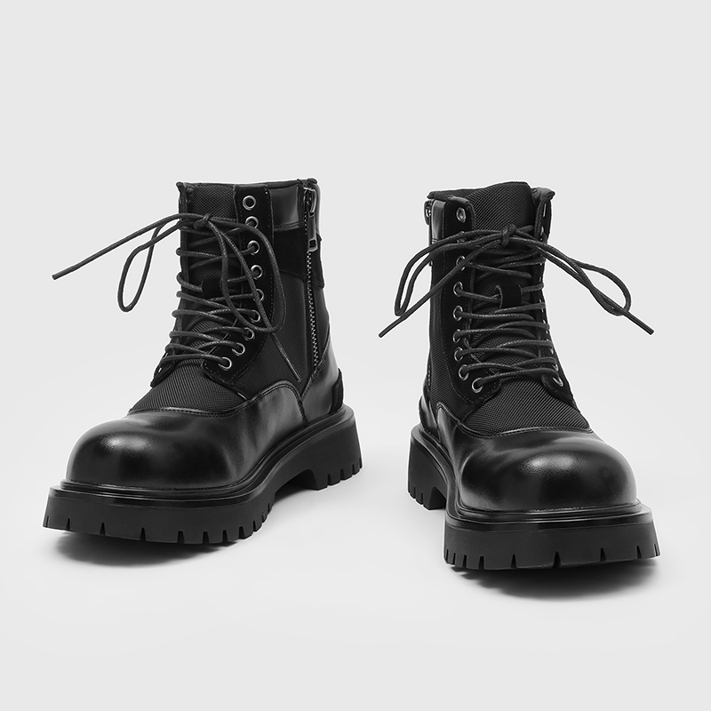 Men Spliced Thick Soled High T - огляд і ціна Motorcycle Gear Mens