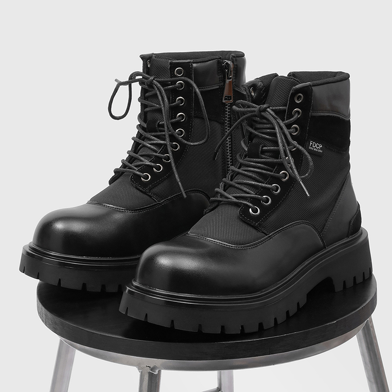 Men Spliced Thick Soled High T - огляд і ціна Motorcycle Gear Mens