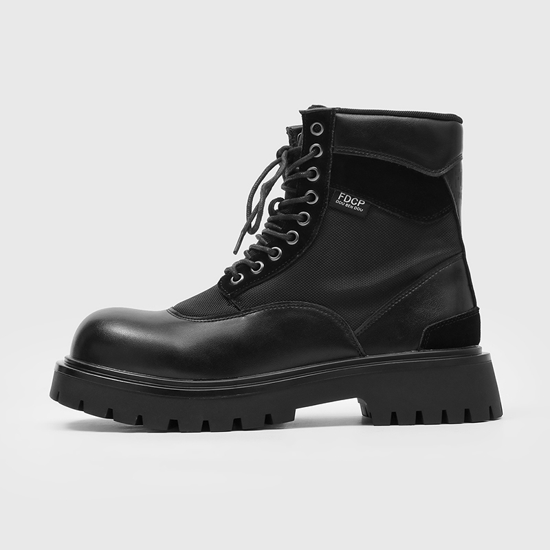 Men Spliced Thick Soled High T - огляд і ціна Motorcycle Gear Mens