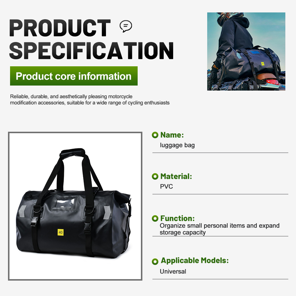 Waterproof PVC Large Capacity  - огляд і ціна Motorcycle Gear Backpack