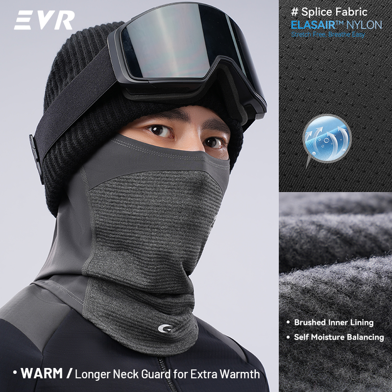 EVR Winter Wool Face Mask Neck - огляд і ціна Motorcycle Gear Mens
