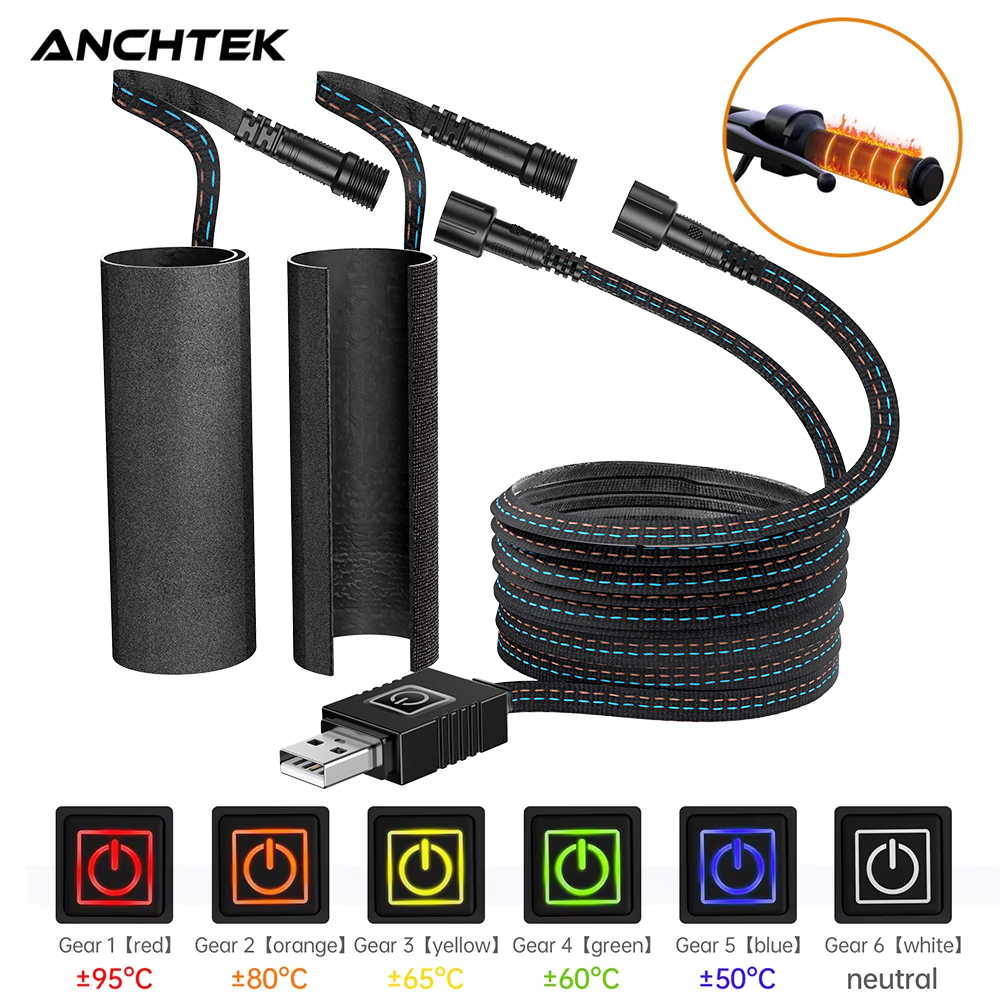 Anchtek Heated Motorcycle Hand - огляд і ціна Handlebar Grip Heated